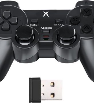 DOYO Wireless PC Gaming Controller, Dual-Vibration Steam Joystick Gamepad Computer Game Controller for PC Windows 7/8/10/11