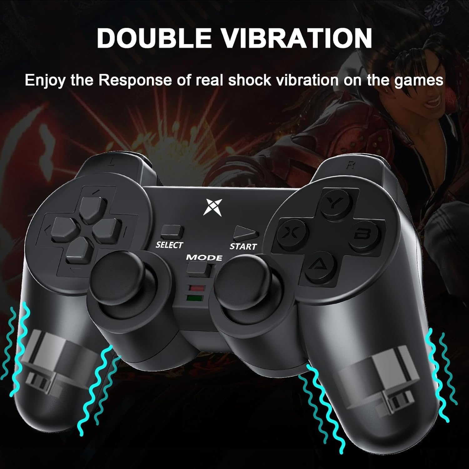 DOYO Wireless PC Gaming Controller, Dual-Vibration Steam Joystick Gamepad Computer Game Controller for PC Windows 7/8/10/11 - Image 3