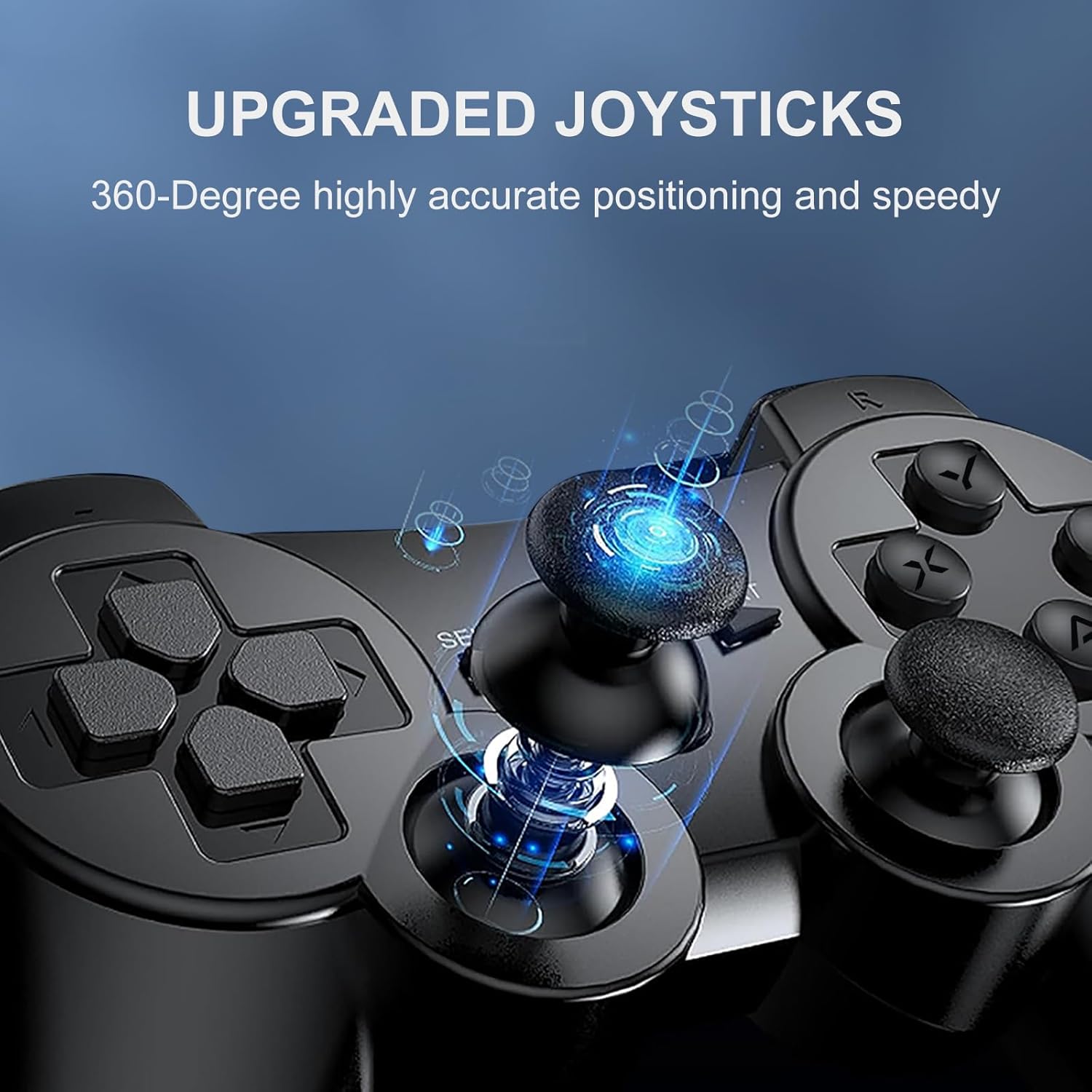 DOYO Wireless PC Gaming Controller, Dual-Vibration Steam Joystick Gamepad Computer Game Controller for PC Windows 7/8/10/11 - Image 5
