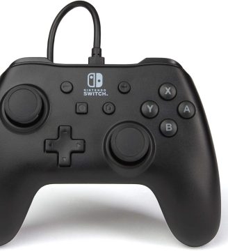 PowerA Nintendo Switch Wired Controller - Black, Detachable 10ft USB Cable, No Battery Required, Officially Licensed By Nintendo