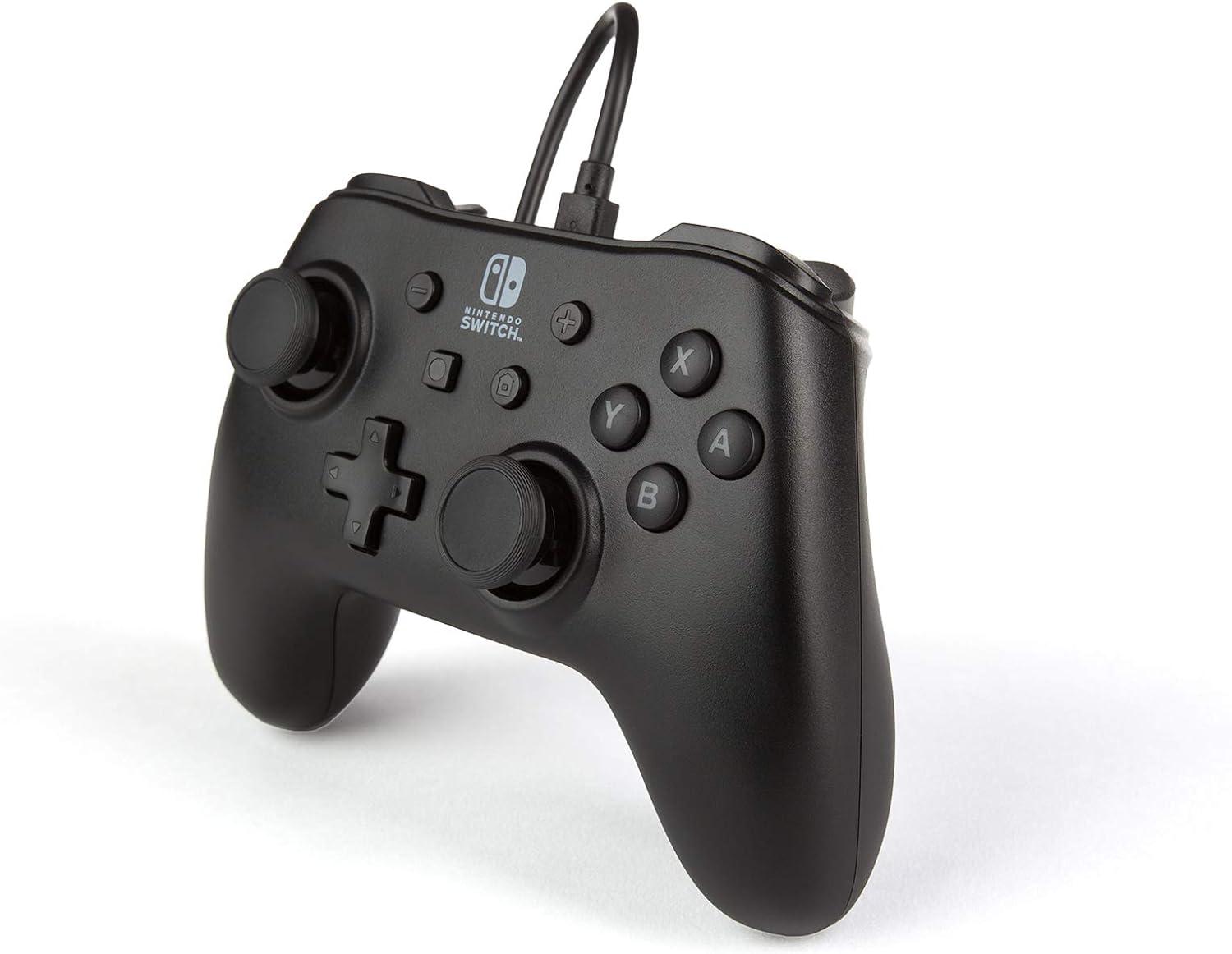 PowerA Nintendo Switch Wired Controller - Black, Detachable 10ft USB Cable, No Battery Required, Officially Licensed By Nintendo - Image 4
