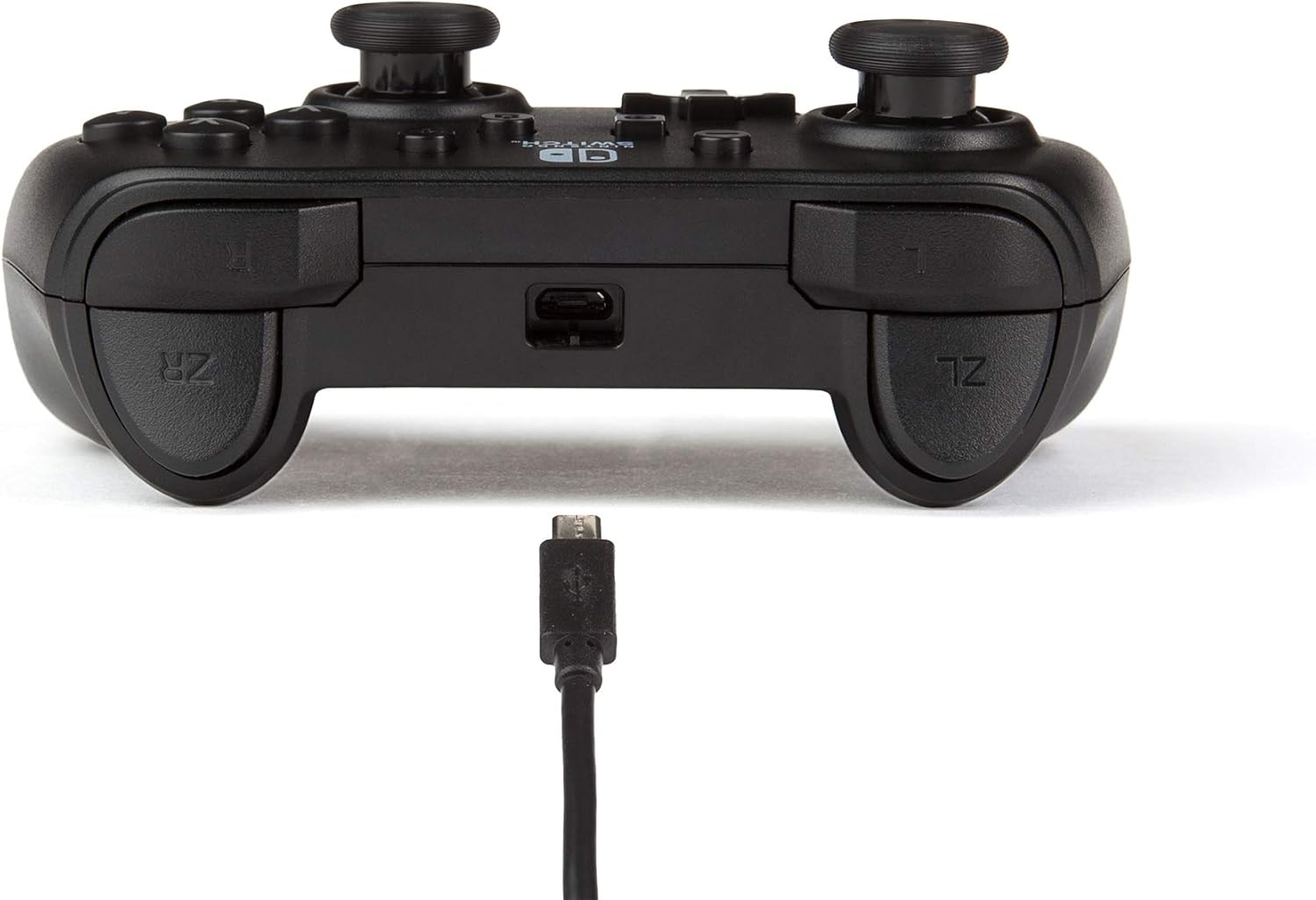 PowerA Nintendo Switch Wired Controller - Black, Detachable 10ft USB Cable, No Battery Required, Officially Licensed By Nintendo - Image 6