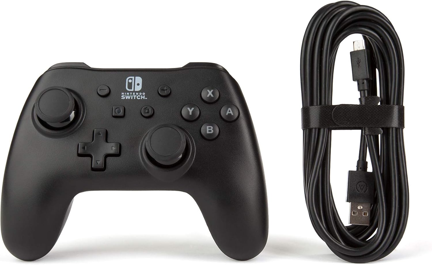 PowerA Nintendo Switch Wired Controller - Black, Detachable 10ft USB Cable, No Battery Required, Officially Licensed By Nintendo - Image 7